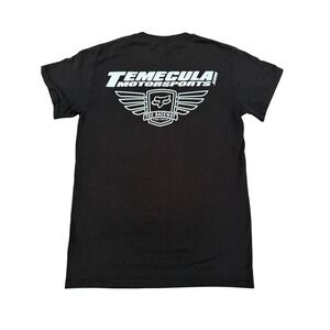 Temecula Motorsports Fox Raceway Black Graphic Tee Size Youth Large